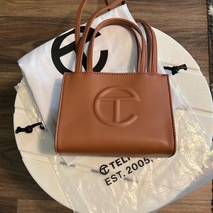 Telfar Small Tan Shopping Bag